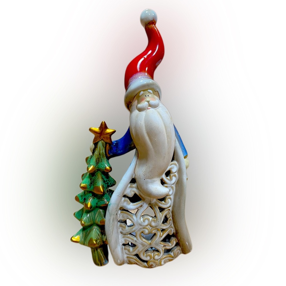 Vintage Santa Tea light